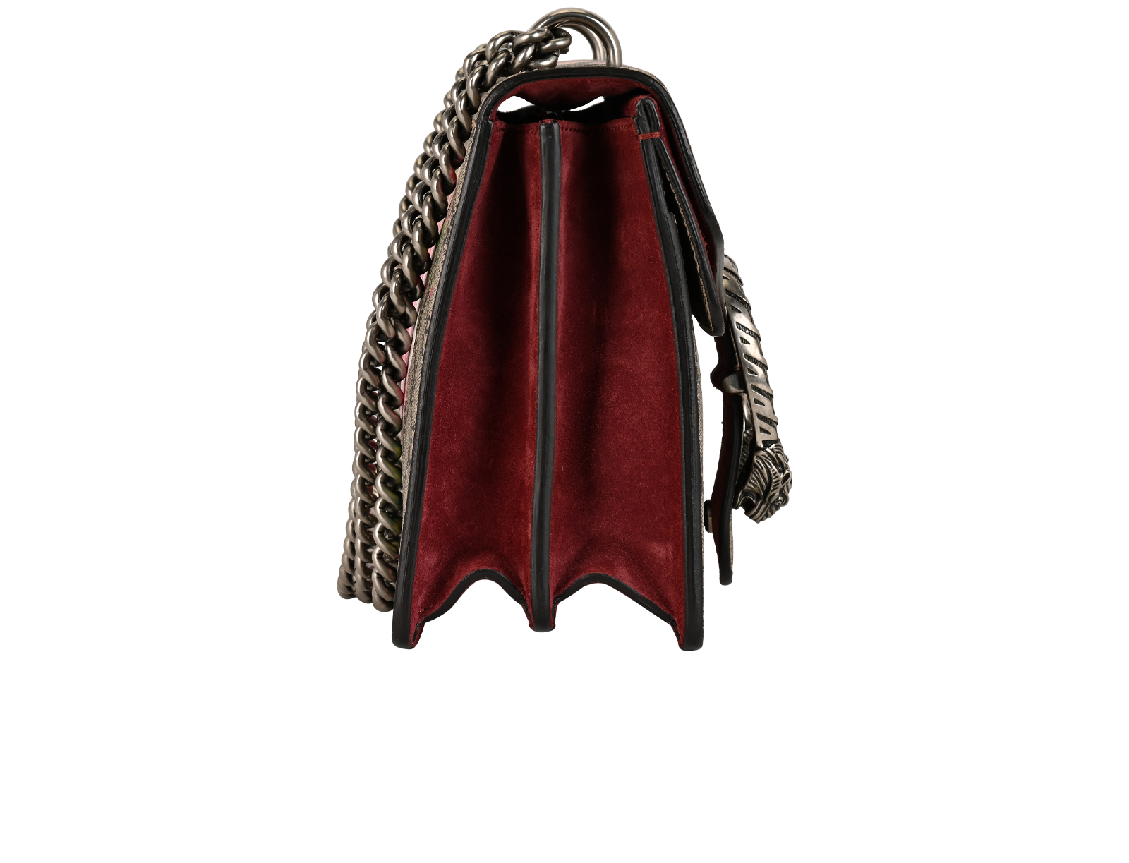 Medium Dionysus Blooms, &pound;795, Handbags, Beige/Pink, Canvas, Side view